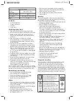 Предварительный просмотр 2 страницы Homebase 571595 Instruction Manual