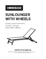 Предварительный просмотр 1 страницы Homebase 585222 Instruction Manual