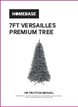 Homebase 7FT VERSAILLES PREMIUM TREE Instruction Manual preview