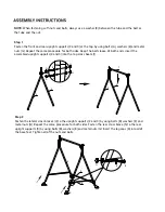 Preview for 4 page of Homebase ANDORRA 2 SEATER SWING SET Instruction Manual