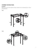 Предварительный просмотр 5 страницы Homebase BBQ GAZEBO Instruction Manual