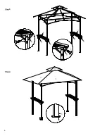 Предварительный просмотр 6 страницы Homebase BBQ GAZEBO Instruction Manual