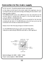 Предварительный просмотр 11 страницы Homebase HBTK3 User Manual