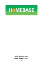 Предварительный просмотр 16 страницы Homebase HBTK3 User Manual