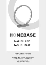 Homebase MALIBU 632058 Instruction Manual preview