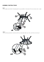 Preview for 4 page of Homebase MISALI TABLE WITH LAZY SUSAN Instruction Manual