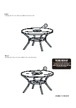 Preview for 5 page of Homebase MISALI TABLE WITH LAZY SUSAN Instruction Manual