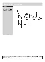 Preview for 6 page of Homebase PANAMA 066506 Assembly Instructions Manual