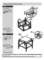 Preview for 10 page of Homebase PANAMA 066506 Assembly Instructions Manual