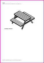 Preview for 6 page of Homebase PICNIC BENCH 580904 Instruction Manual