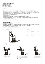 Preview for 2 page of Homebase RUDOLPH RATTAN EFFECT LED REINDEER Instruction Manual