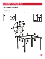 Preview for 7 page of Homebase SUMMERLEA PERGOLA SUN SHELTER Use And Care Manual