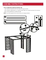 Preview for 10 page of Homebase SUMMERLEA PERGOLA SUN SHELTER Use And Care Manual