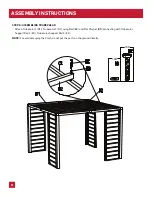 Preview for 12 page of Homebase SUMMERLEA PERGOLA SUN SHELTER Use And Care Manual