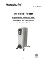 HOMEBASIX AIRTECH 352-8908 Operation Instructions Manual предпросмотр