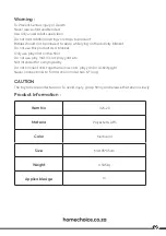 Preview for 4 page of homechoice 023-28 Assembly Instruction