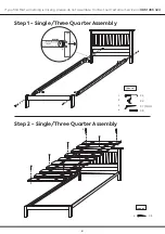 Предварительный просмотр 4 страницы homechoice Arizona Bed Assembly Instruction Manual