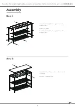 Preview for 3 page of homechoice Cesta Shoe Bench and Shelf Assembly Instruction