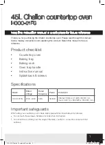 Preview for 3 page of homechoice Challon Instruction Manual