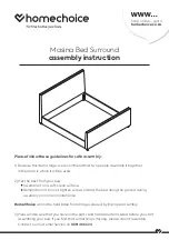 homechoice Masina Assembly Instruction preview