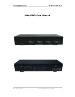 HomeCinemaSolution MX44UHD User Manual preview