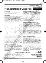 Preview for 1 page of Homecraft 09 108 9481 Instruction Sheet