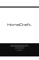 Homecraft HCCG1SS Instruction Manual предпросмотр