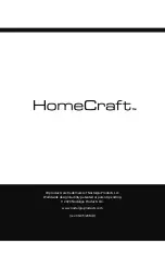 Homecraft Instant Clean HCAPTBC31FUVBK Instructions Manual preview