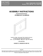 Предварительный просмотр 1 страницы HOMEDEPOT 1005274649 Assembly Instructions Manual