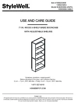 HOMEDEPOT 1006223854 Use And Care Manual предпросмотр