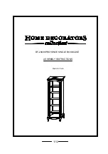 HOMEDEPOT BF-24688 Assembly Instructions Manual предпросмотр