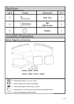 Предварительный просмотр 2 страницы HOMEDEPOT Corner Sofa Assembly Instructions