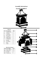 HOMEDEPOT D-OF100PST Assembly Instructions предпросмотр