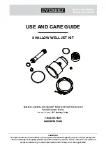 HOMEDEPOT Everbilt SWJP125 Use And Care Manual preview