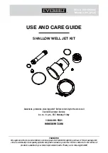 Предварительный просмотр 1 страницы HOMEDEPOT Everbilt SWJP125 Use And Care Manual