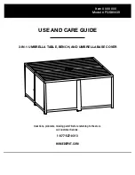 Preview for 1 page of HOMEDEPOT FQS80039 Use And Care Manual