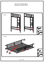 Предварительный просмотр 4 страницы HOMEDEPOT FUTON Assembly Instructions Manual