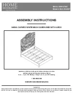 HOMEDEPOT HOME DECORATORS NADIA CAC-20-0037 Assembly Instructions Manual предпросмотр