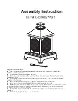 Preview for 1 page of HOMEDEPOT L-CM057PST Assembly Instruction