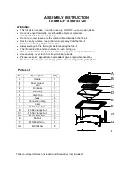 HOMEDEPOT L-FT456PST-2B Assembly Instruction preview