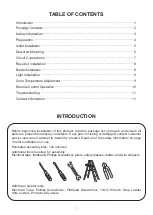 Preview for 2 page of HOMEDEPOT Merra CFN-1054 Instruction Manual