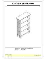 Предварительный просмотр 1 страницы HOMEDEPOT SH-4830M Assembly Instructions