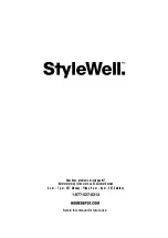 Preview for 17 page of HOMEDEPOT StyleWell 1006236686 Use And Care Manual