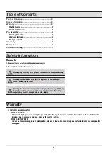 Preview for 2 page of HOMEDEPOT THD-HDSLBF-F Use And Care Manual