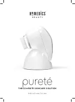 HoMedics Beauty purete Instructions For Use Manual предпросмотр