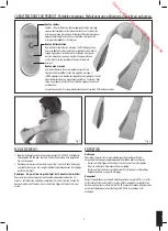 Preview for 4 page of HoMedics 3D SHIATSU DELUXE Manual