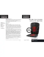 HoMedics AC-100H Instruction Manual And Warranty preview