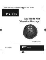 HoMedics Acu-Node Mini Instruction Manual preview