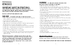 Preview for 2 page of HoMedics AP-25 Instruction Manual And  Warranty Information