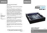 HoMedics AQUASCAPE AQ-DANC Instruction Manual And  Warranty Information preview